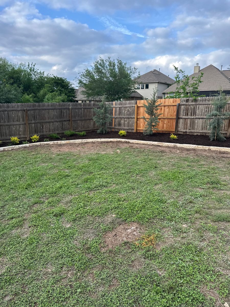 Mulch Installation for DR Landscape in San Antonio, TX