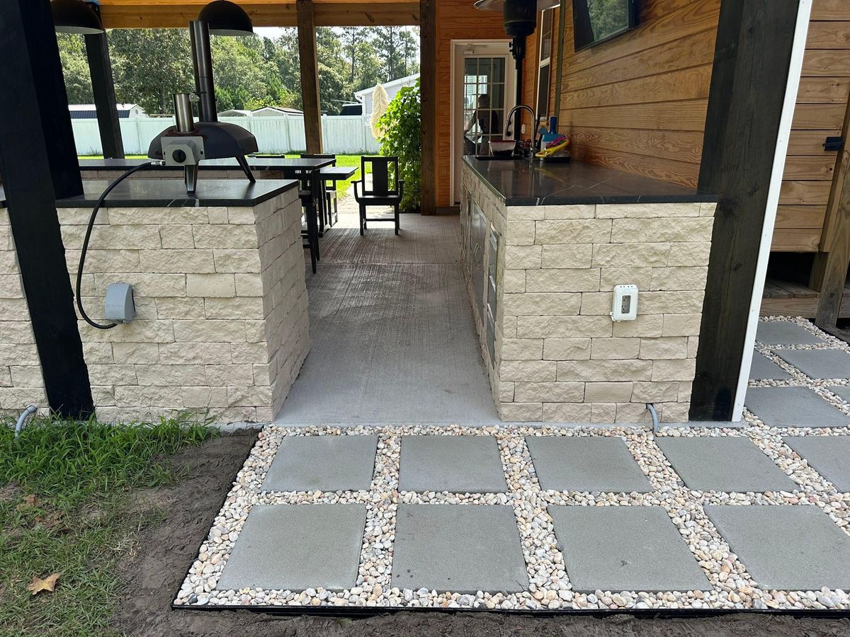 Patio Design & Construction for Nature Tones Landscaping & Hardscaping in Hampstead, NC