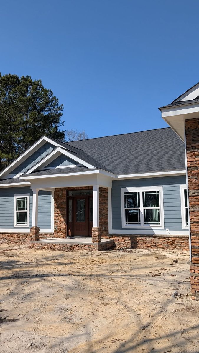Custom Home Design for Batchelor Construction in Wallace, NC