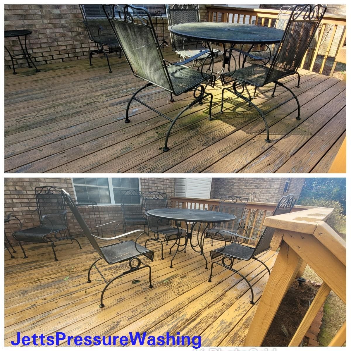 Deck & Patio Cleaning for Jette's Pressure Washing in Augusta, GA