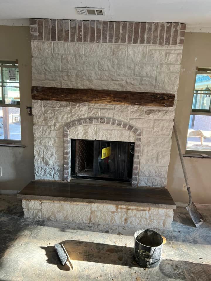 Fireplace Installation for Davalos Masonry in Mesquite, TX