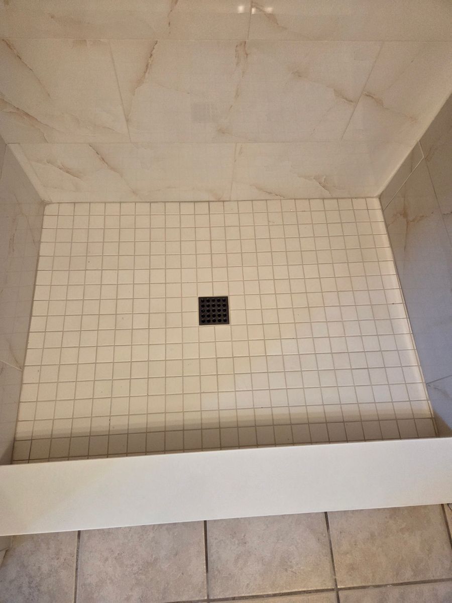 Bathroom Remodel for D&J Custom Floors in Nederland, TX