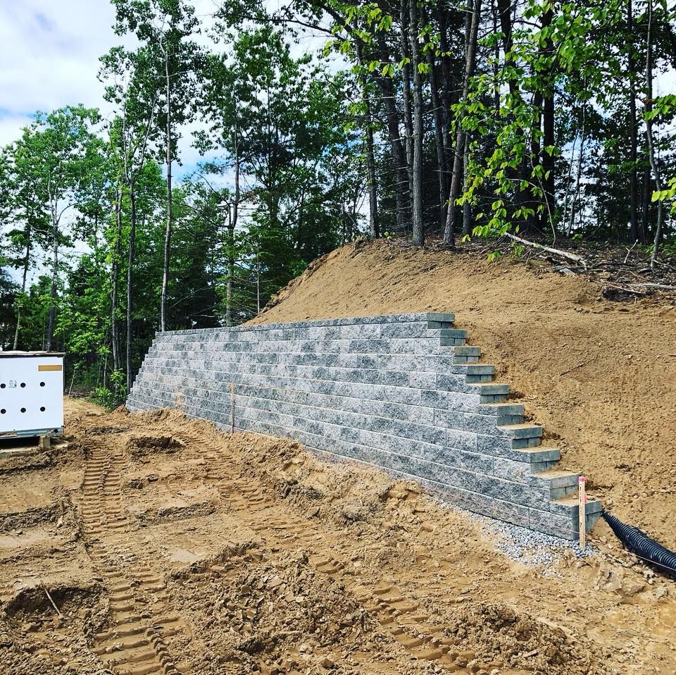 Retaining Walls & Steps for  DeLorenzo Landscaping in Schenectady, NY