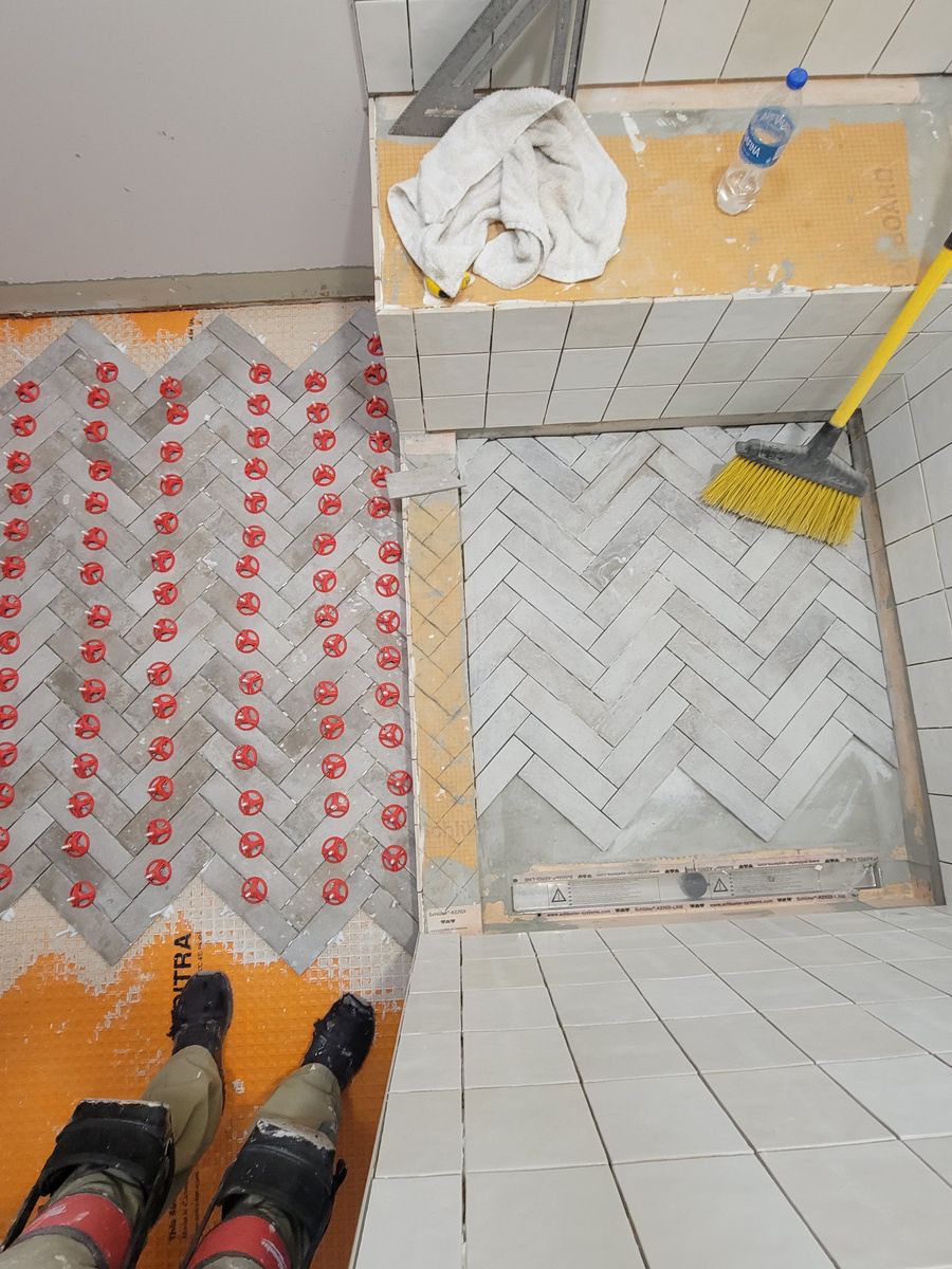 Tile Installation for GVL Renovations in Greenville, SC