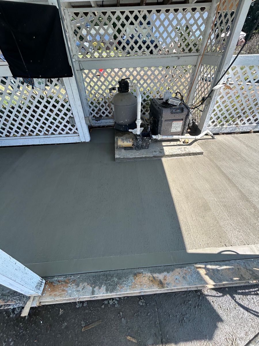 Concrete Slab Construction for Graham & Schriner Construction in Hinsdale, NH