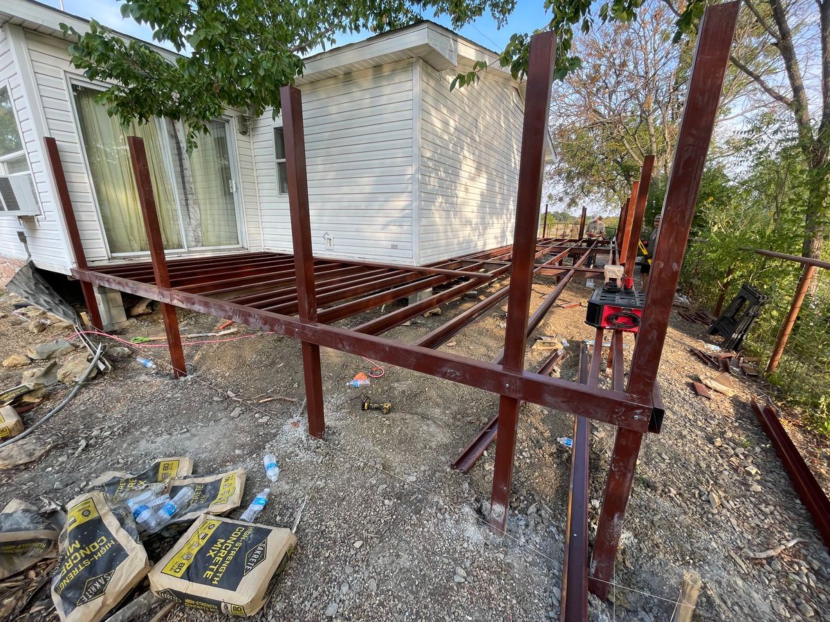 Deck Construction for Keeping Up With The Jones LLC in Corsicana, TX