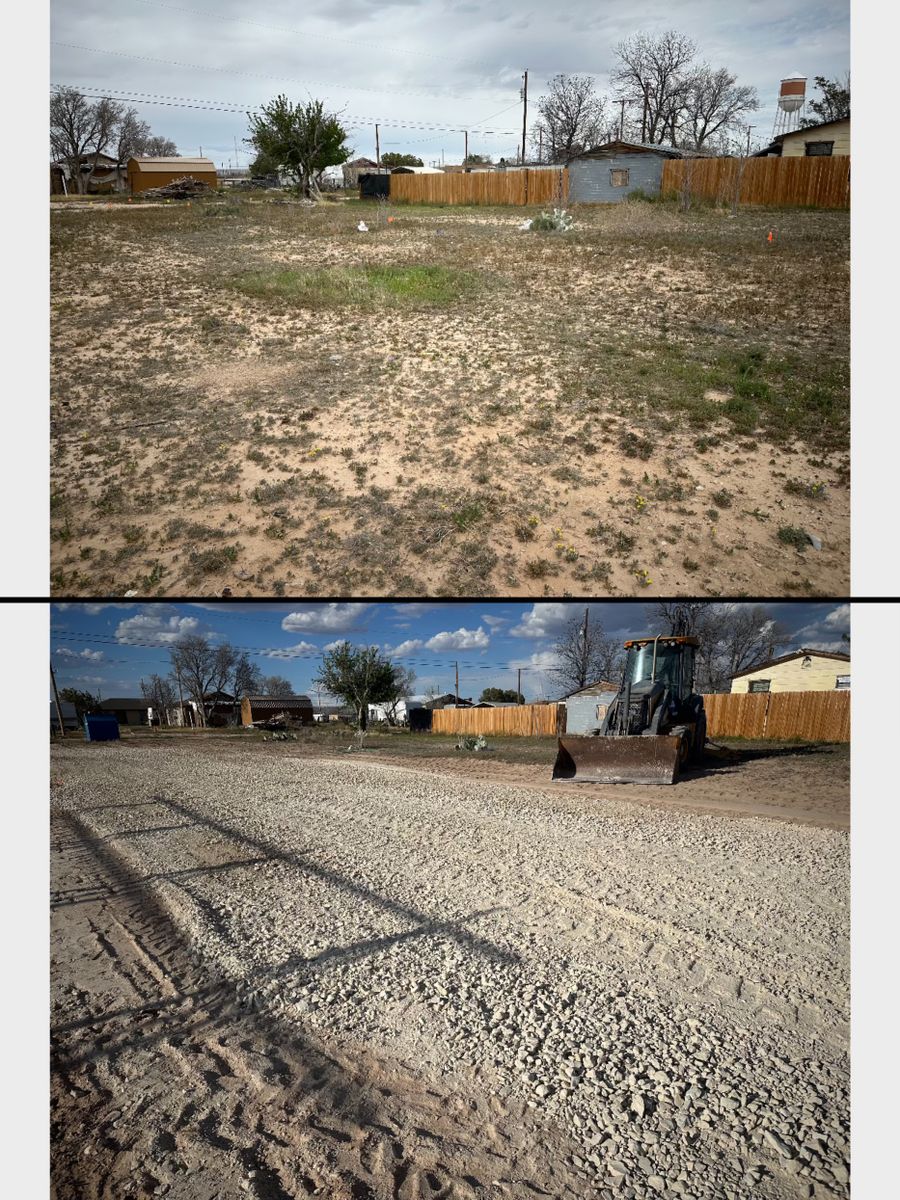 Dirt and Rock Work for Compas Cleanup in McCamey, TX