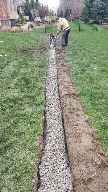French Drains for Brighton Property Services in Carroll County, MD