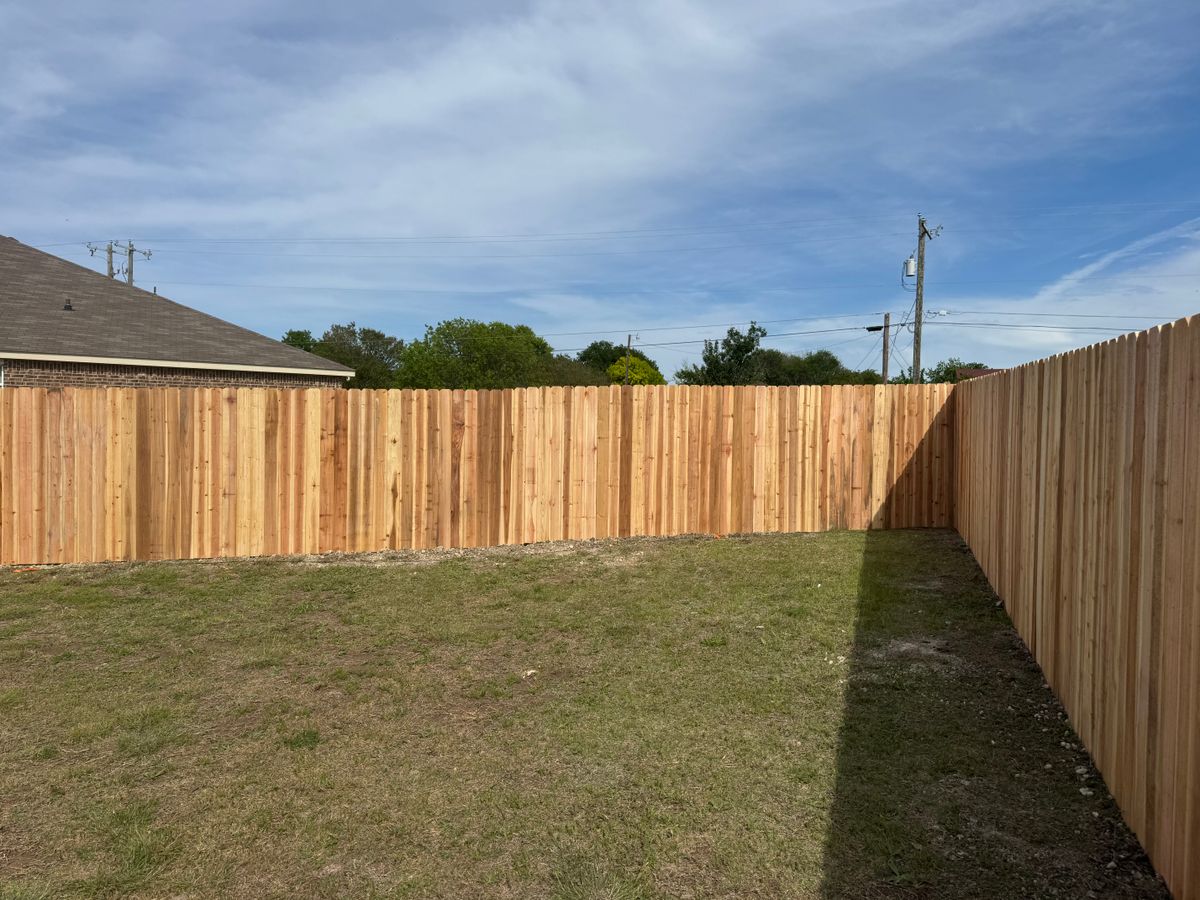 Fence Installation for FBR Welder & Construction in Gatesville, TX