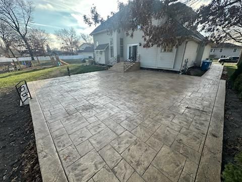 Patio Design & Installation for Fuentes Concrete Construction in Hammond, IN