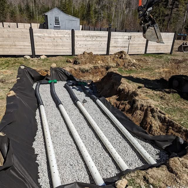 Septic System Installation for Krahn Excavation in Portland, Maine