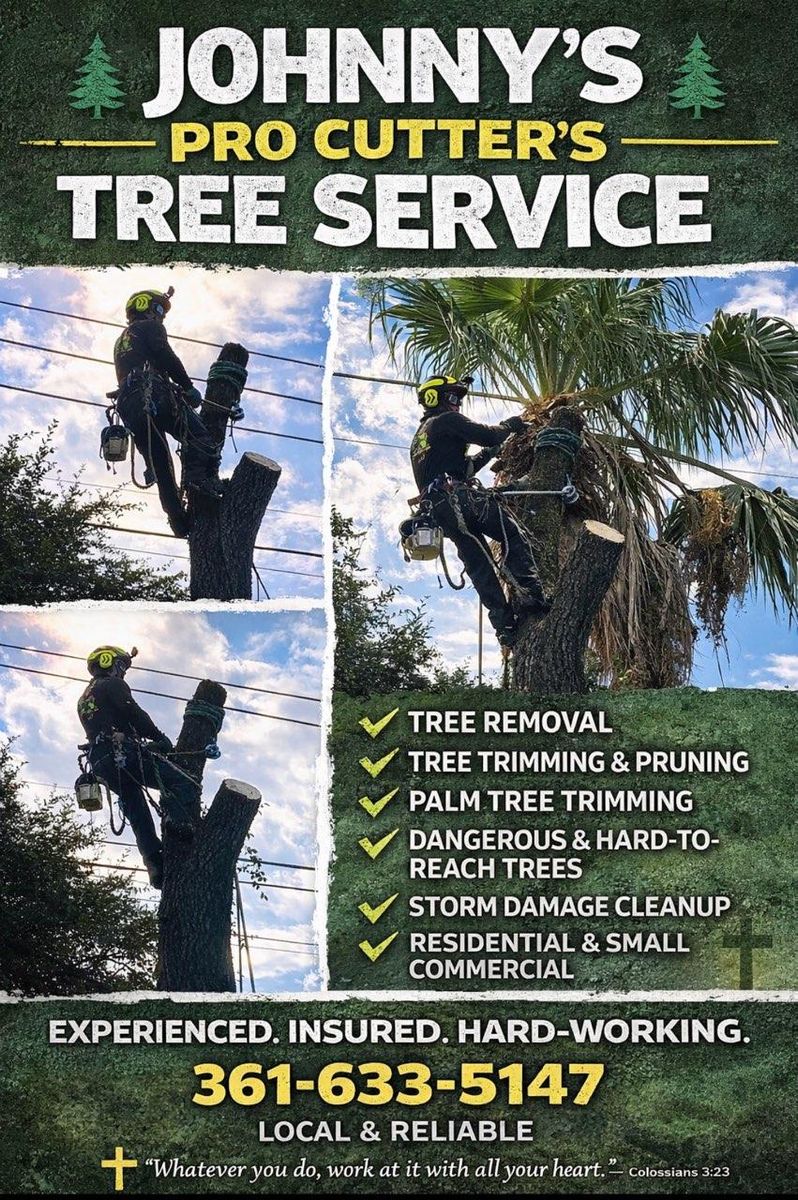 Tree Trimming for Johnnys Pro Cutters in Corpus Christi, TX