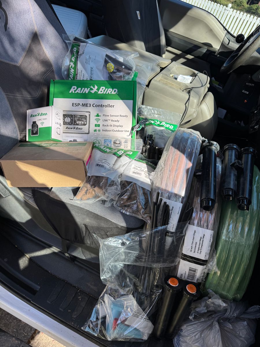 Irrigation for Chavez Landscaping in Pittsboro, NC