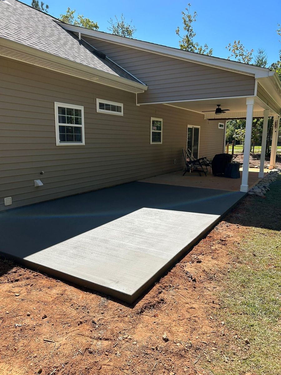 Concrete Slab Construction for Big League Concrete and Grading in Batesburg-Leesville, SC