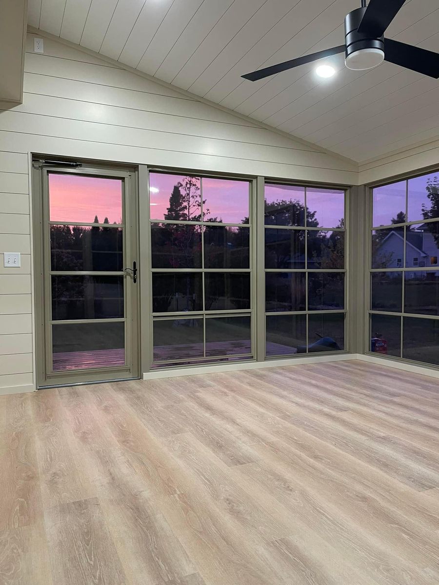 3 season sunroom for Tru Frame Outdoor Structures in Menasha, WI