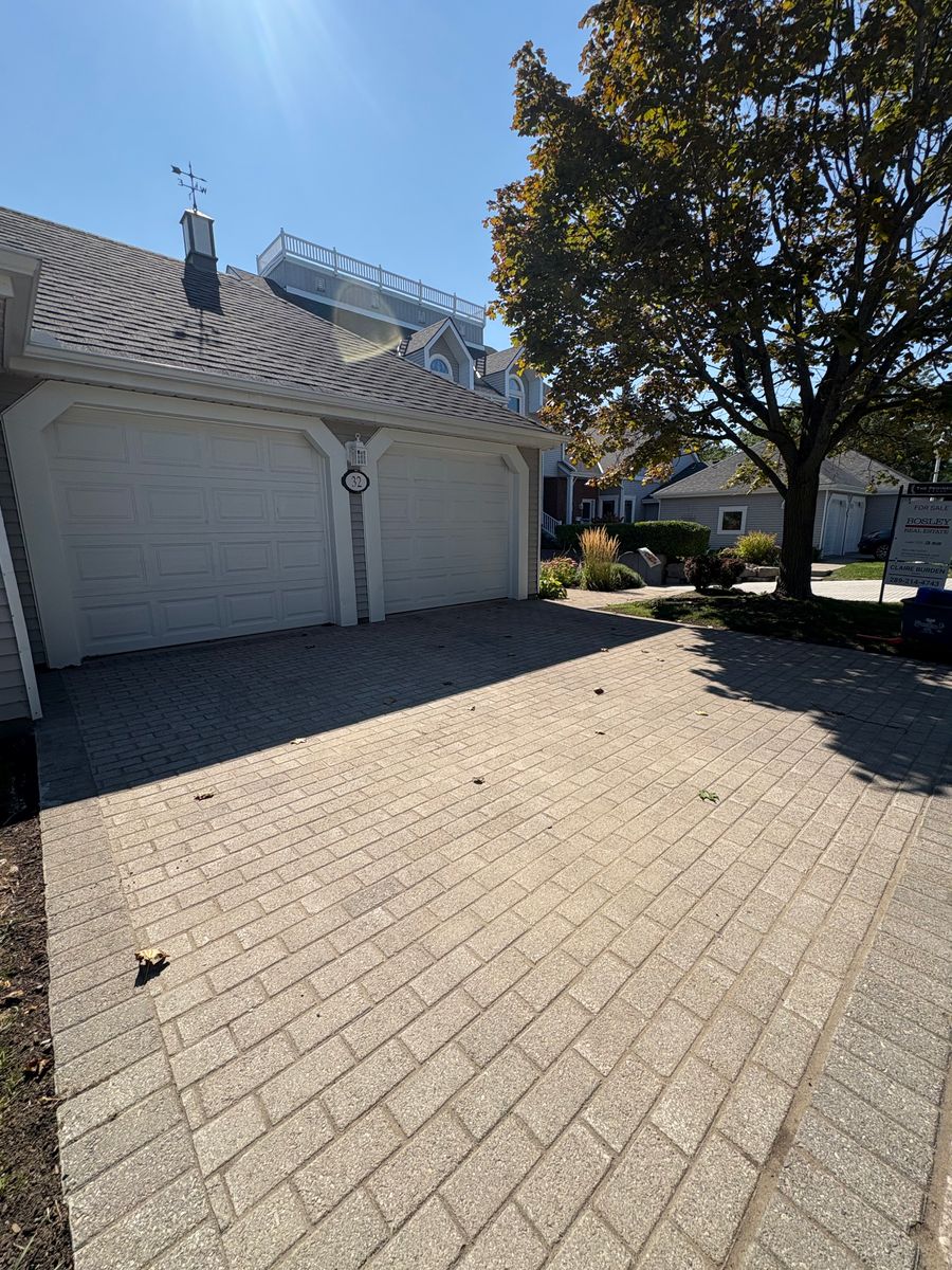 Interlock Repair & Re-Leveling for Pure Pavers Restoration in Burlington, ON