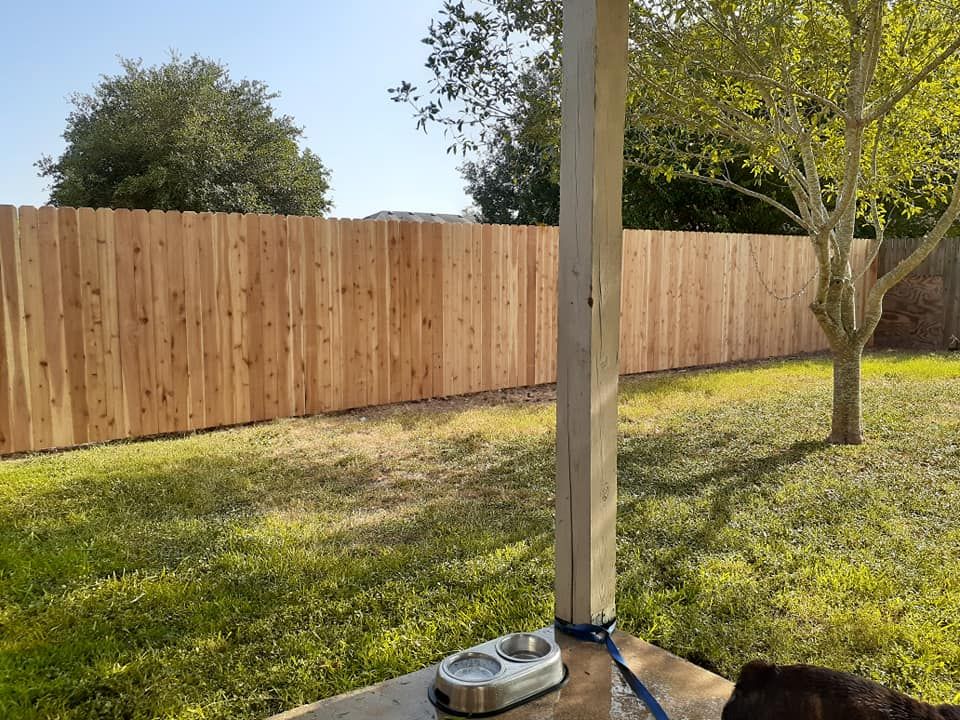 Fencing for Little Brother's Construction in Bertram, TX
