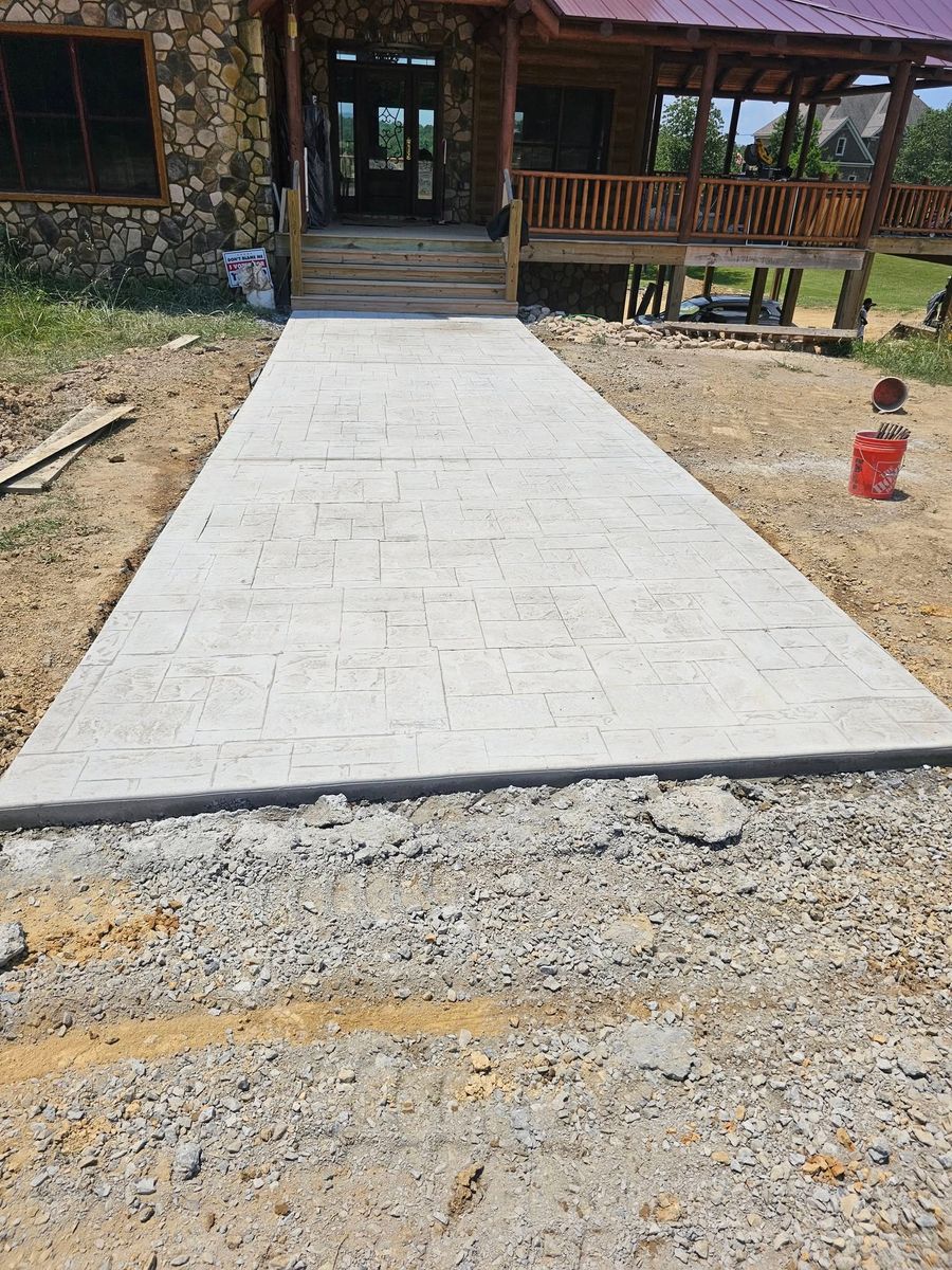 Concrete Slab Construction for AXC LLC in Knoxville, TN