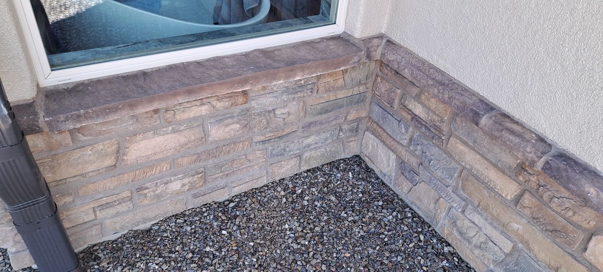 Custom Stone installation for Exquisite Techniques Construction LLC in Prescott, AZ