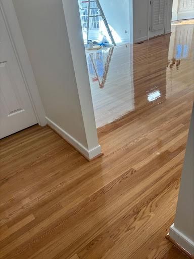 Refinishing hardwood flooring for Jason Tench Flooring LLC in Richmond, VA