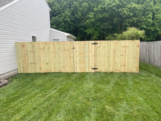 Wood Fencing for Sea Level Fence in Virginia Beach, VA