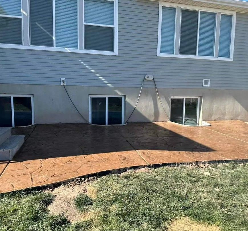 Stamped Concrete Installation for Legend Construction and Concrete   in Salt Lake City, UT