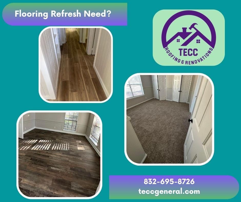 Bathroom Renovation for TECC Roofing & Renovations in Harris County, TX