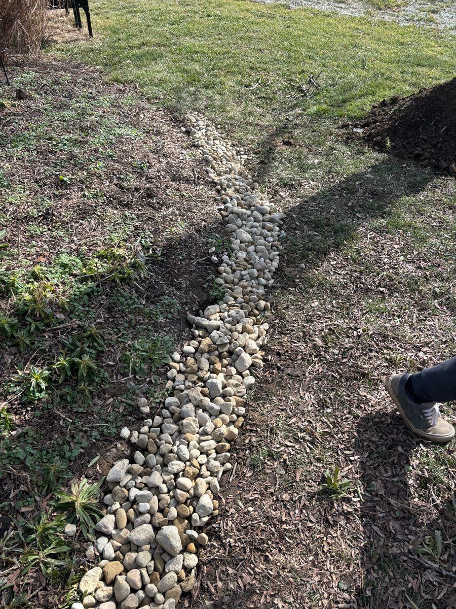 Trench/ french drains for Hoosier Water Away in Indianapolis, IN