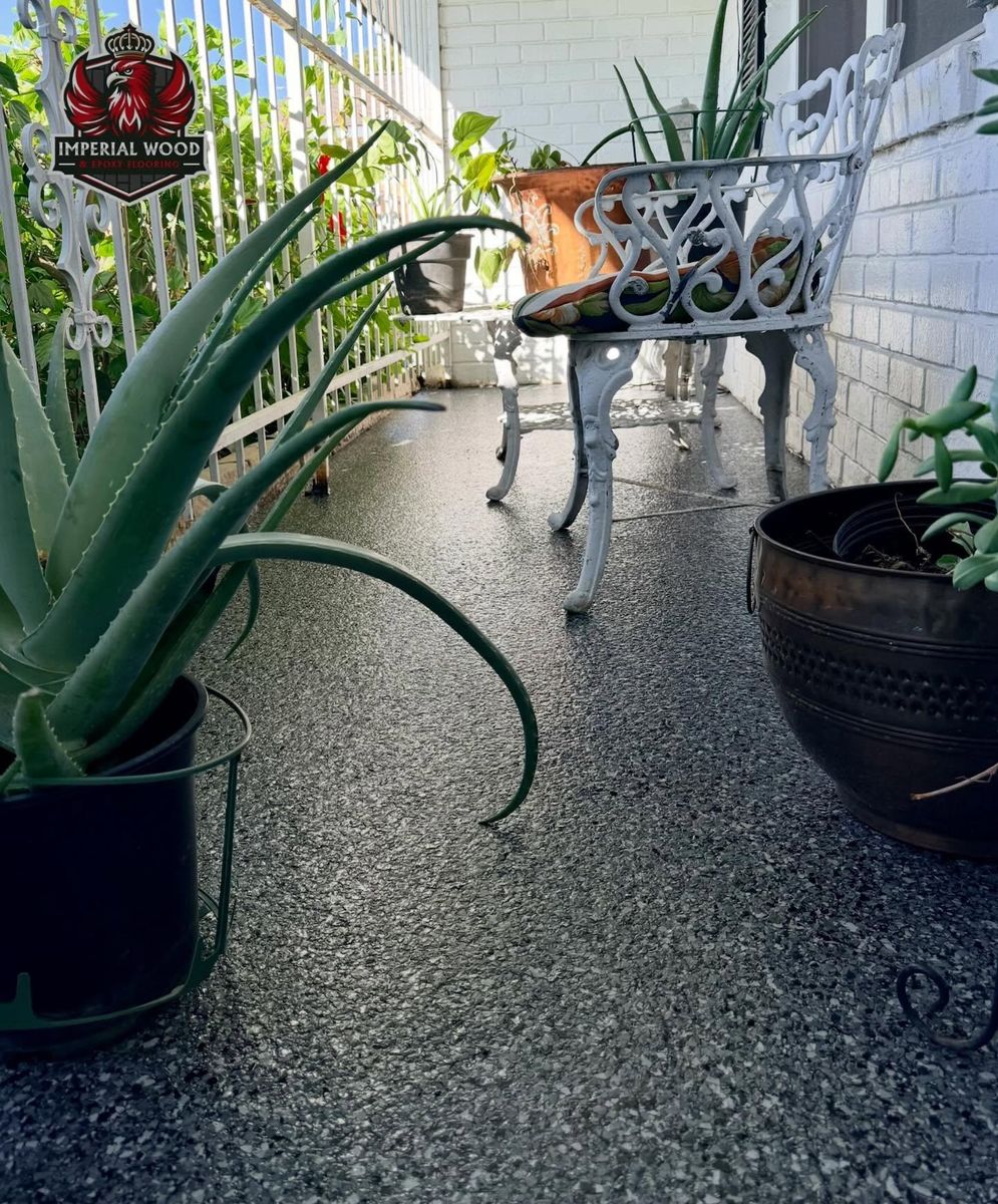 Flake System Epoxy for Imperial Wood & Epoxy Flooring in Houston, TX