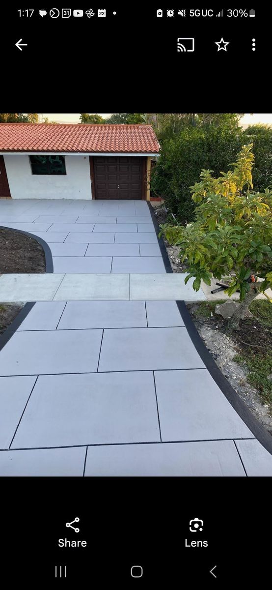 Patio Design & Installation for Beautiful and Affordable Stamped Concrete by Castilla Concrete Finish Design Corp in Sunrise, FL