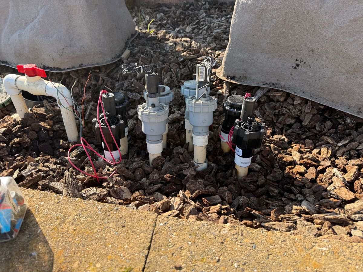Valves and Irrigation Installation for CBA Landscaping in Hayward, CA