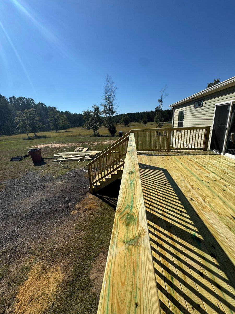 Deck and Patio Installation for C&G Fencing and Outdoor Services in Pensacola, FL