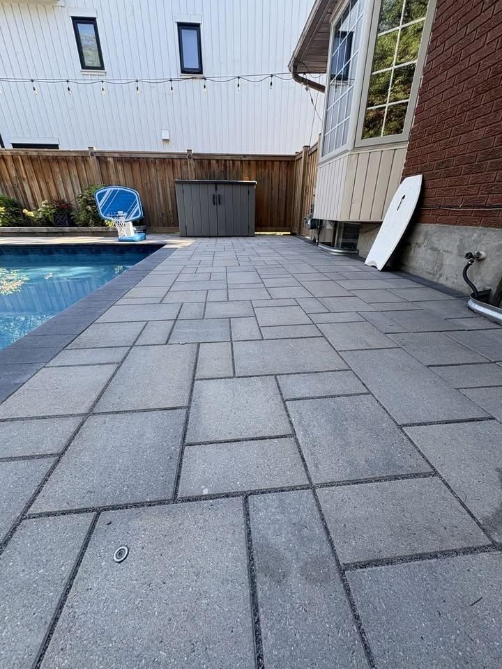 Interlock Repair & Re-Leveling for Pure Pavers Restoration in Burlington, ON