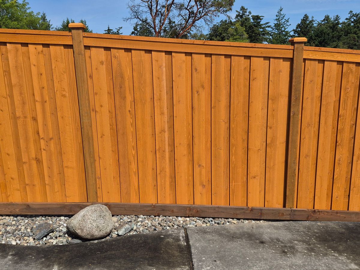 Fence Installation for McBride and Sons Fence in Camano, WA