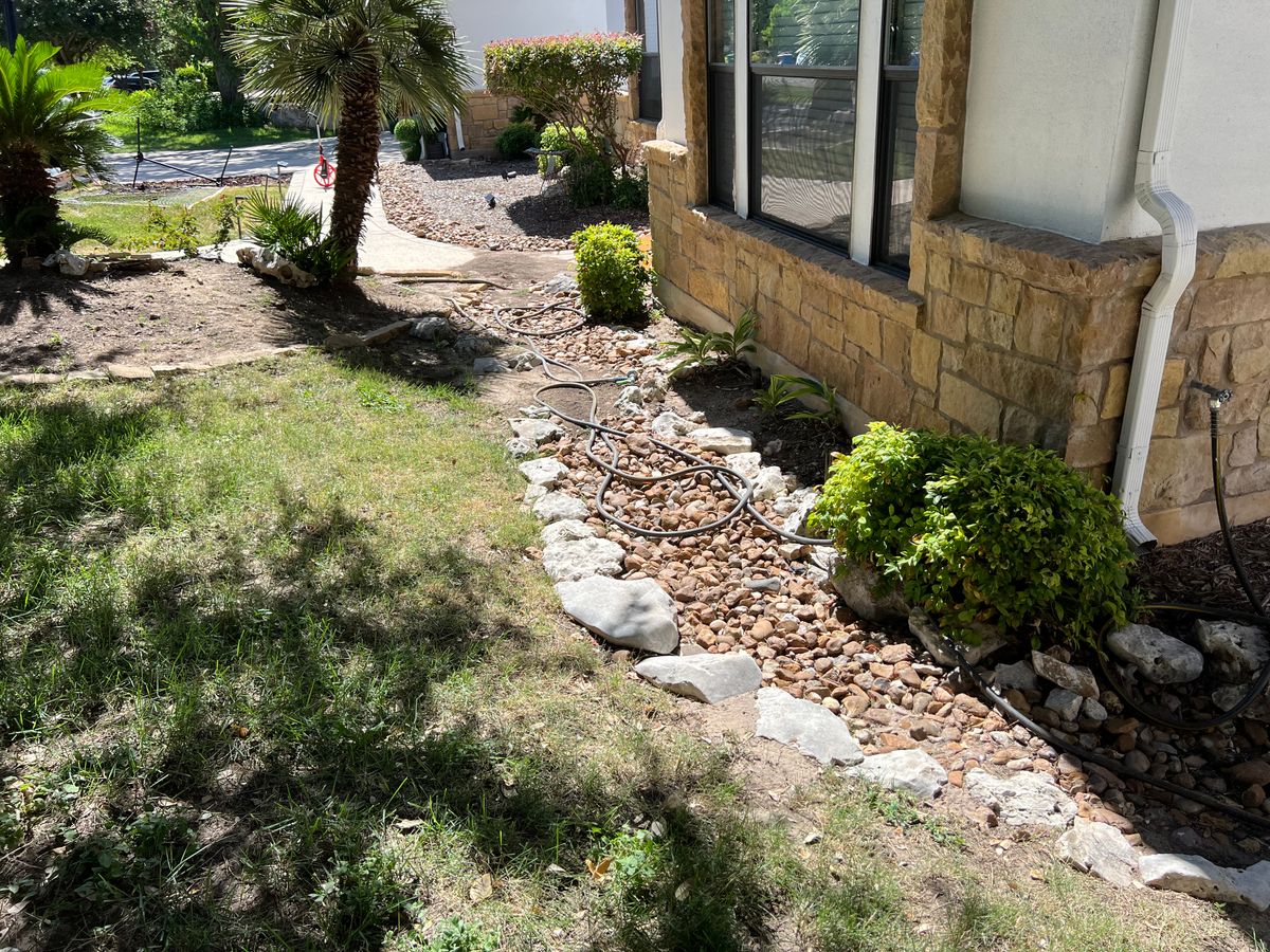 Mulch Installation for DR Landscape in San Antonio, TX