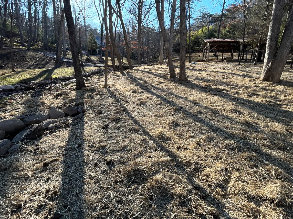 Grading for Schrock’s Land Management in Northern Virginia, Shenandoah Valley, VA