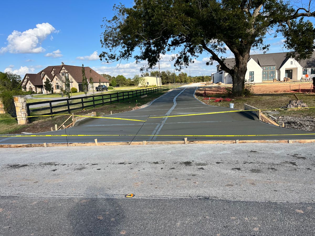 Driveway Construction for Budget Concrete Works Inc in Houston, TX