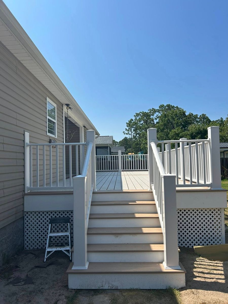 Deck Construction for Briggs Construction LLC  in Leland, NC