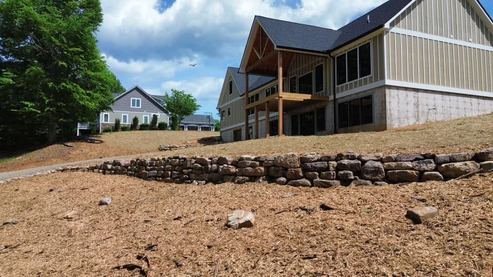 Boulder Walls for Lanier Excavating LLC in Bedford County, VA