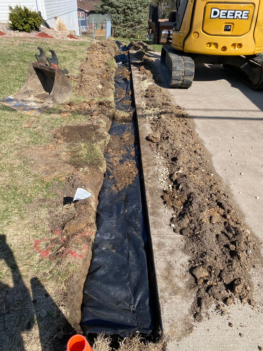 Driveway Install for TDC Excavating in Dubuque, IA