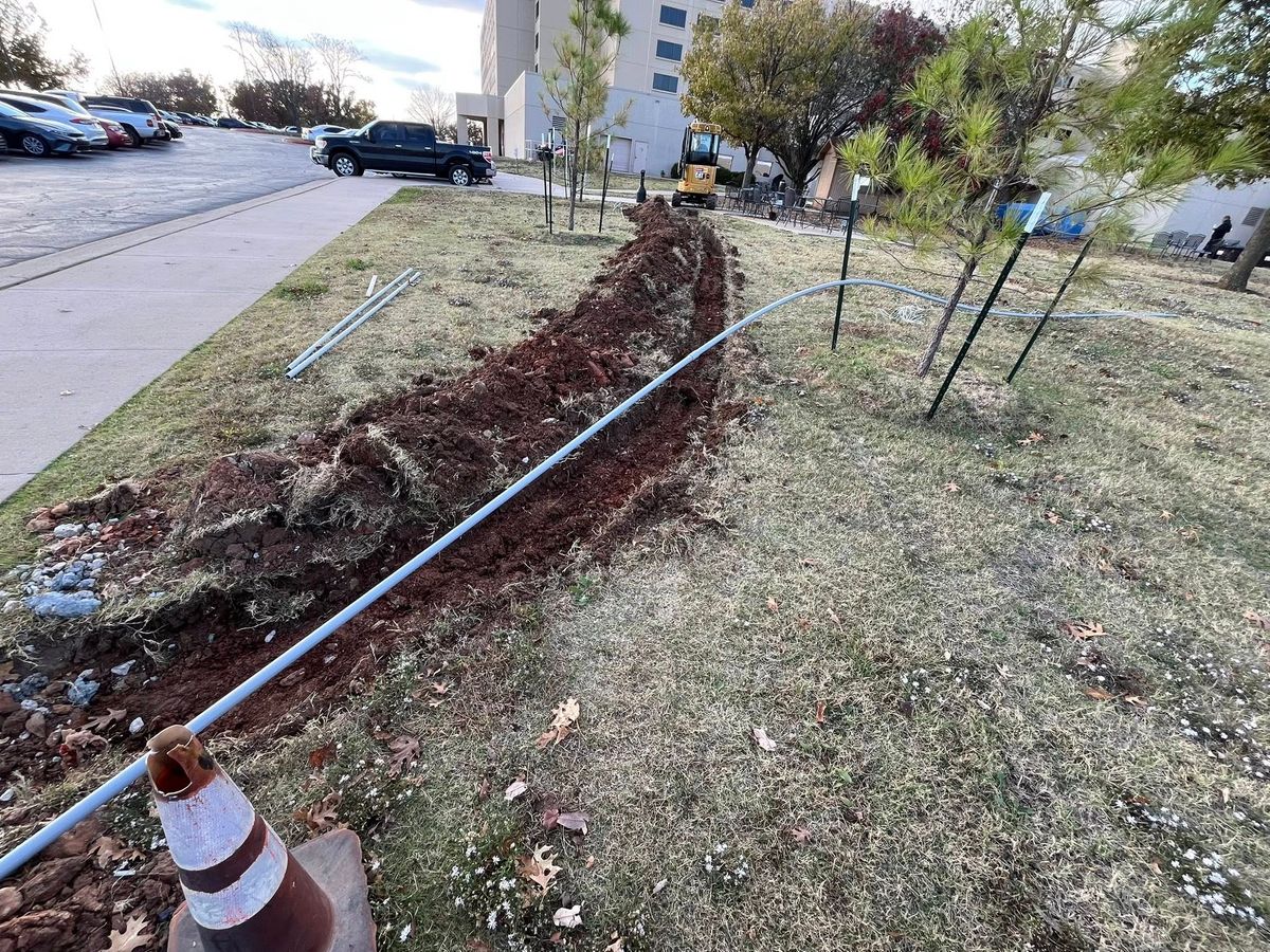 land clearing & brush work for Rodriguez Landworks in Oklahoma City, OK