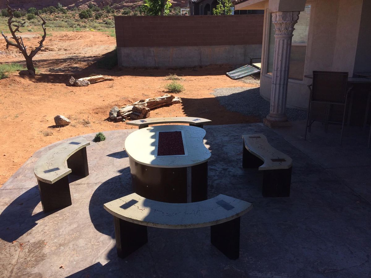 Decorative Concrete for Lawson Brothers Construction LLC in Moab, UT