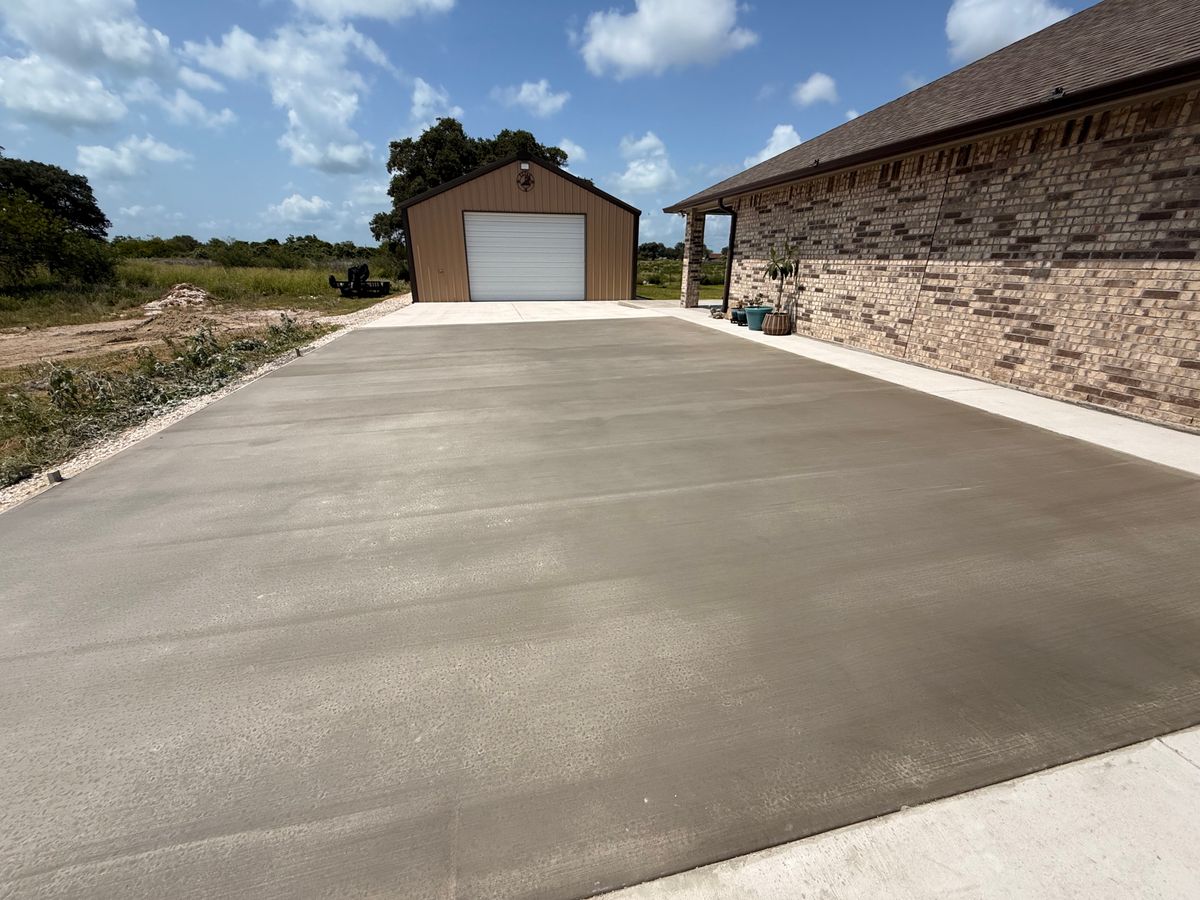 Concrete Flatwork for Keen Decorative Concrete in Corpus Christi, TX