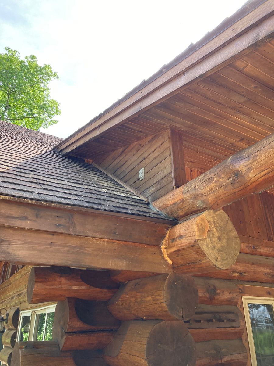 Log Home Restoration for Kenneth Fuller in Cleveland, MN
