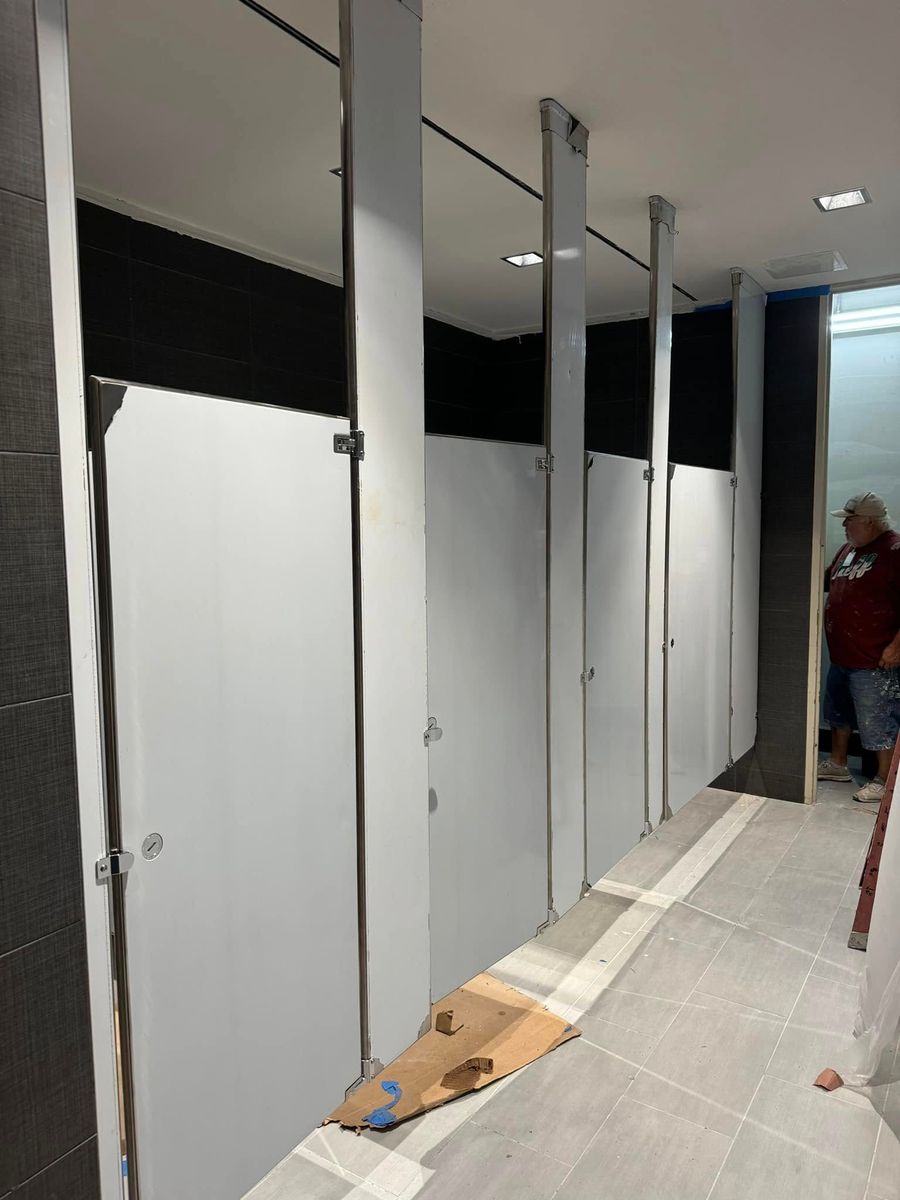 Restroom Partitions for Tiptop Door Solutions in Floresville, TX