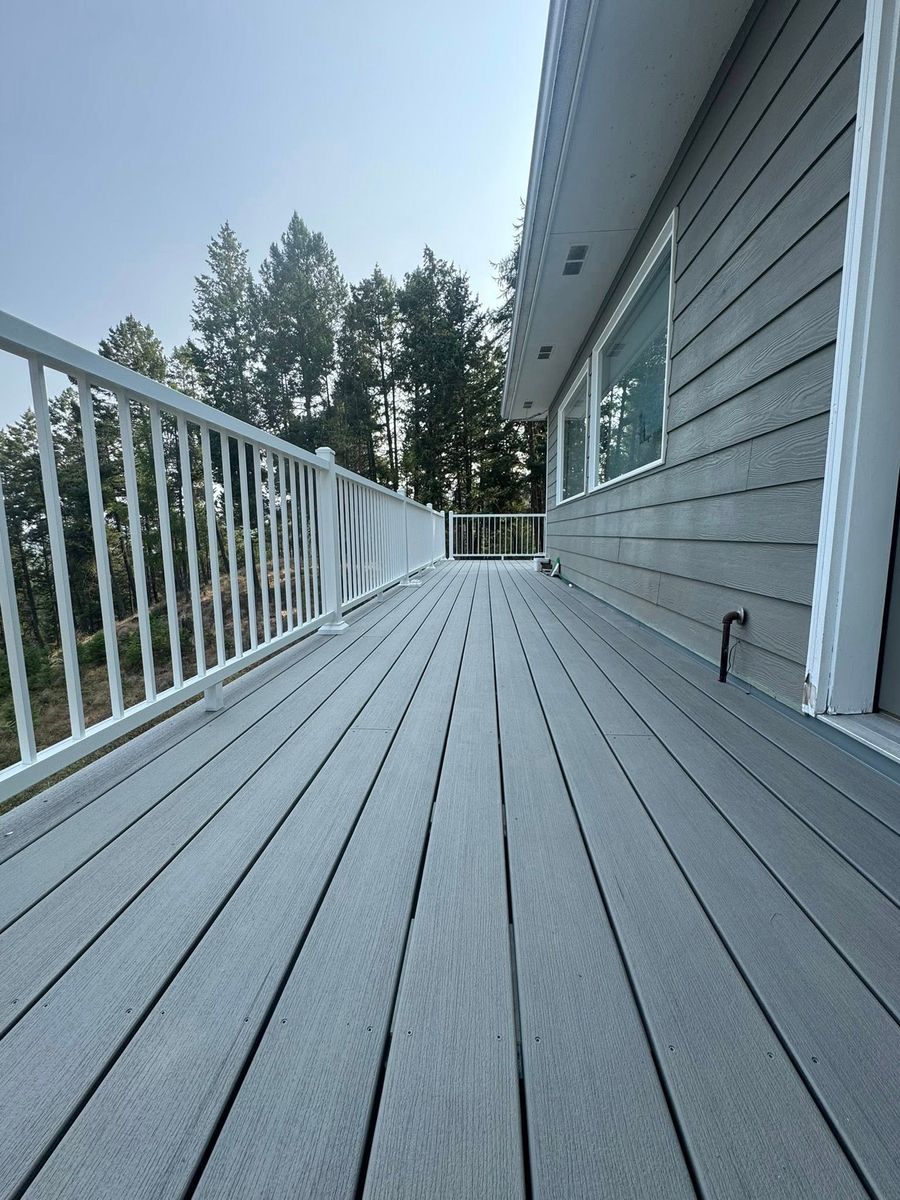 Deck & Patio Installation for Holden Custom Homes in Kalispell, MT