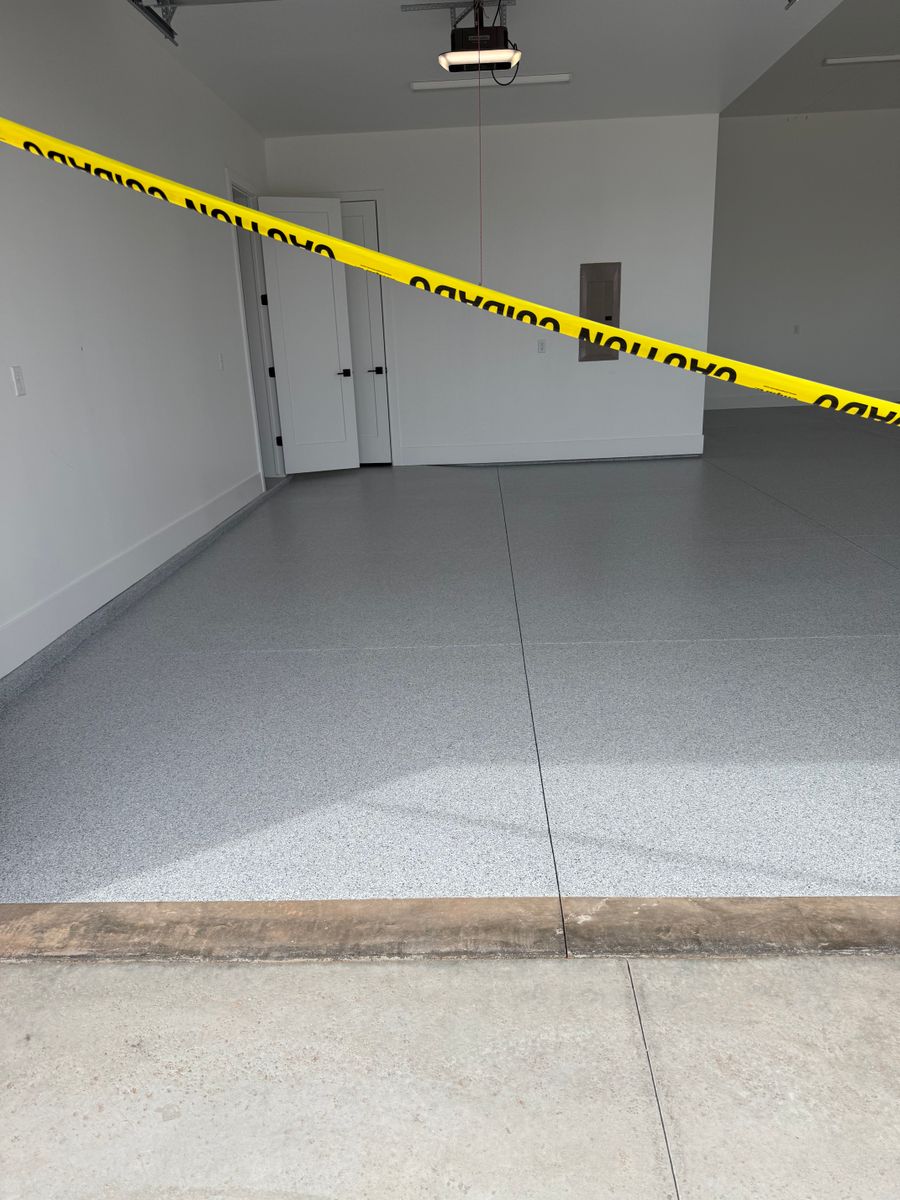 Garage Floor Epoxy and Flakes for CFC Construction LLC in Hurricane, UT