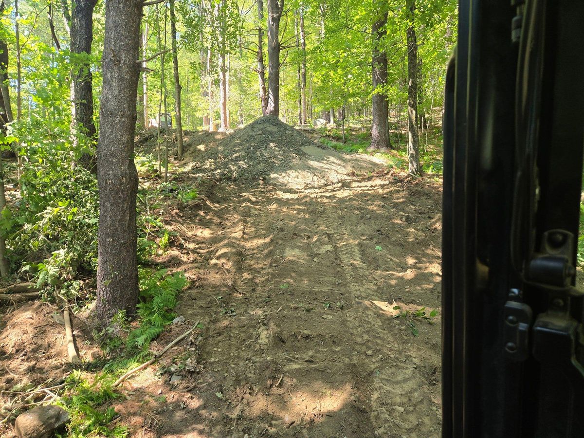Site Preparation for MJS Excavating in Hardwick, MA