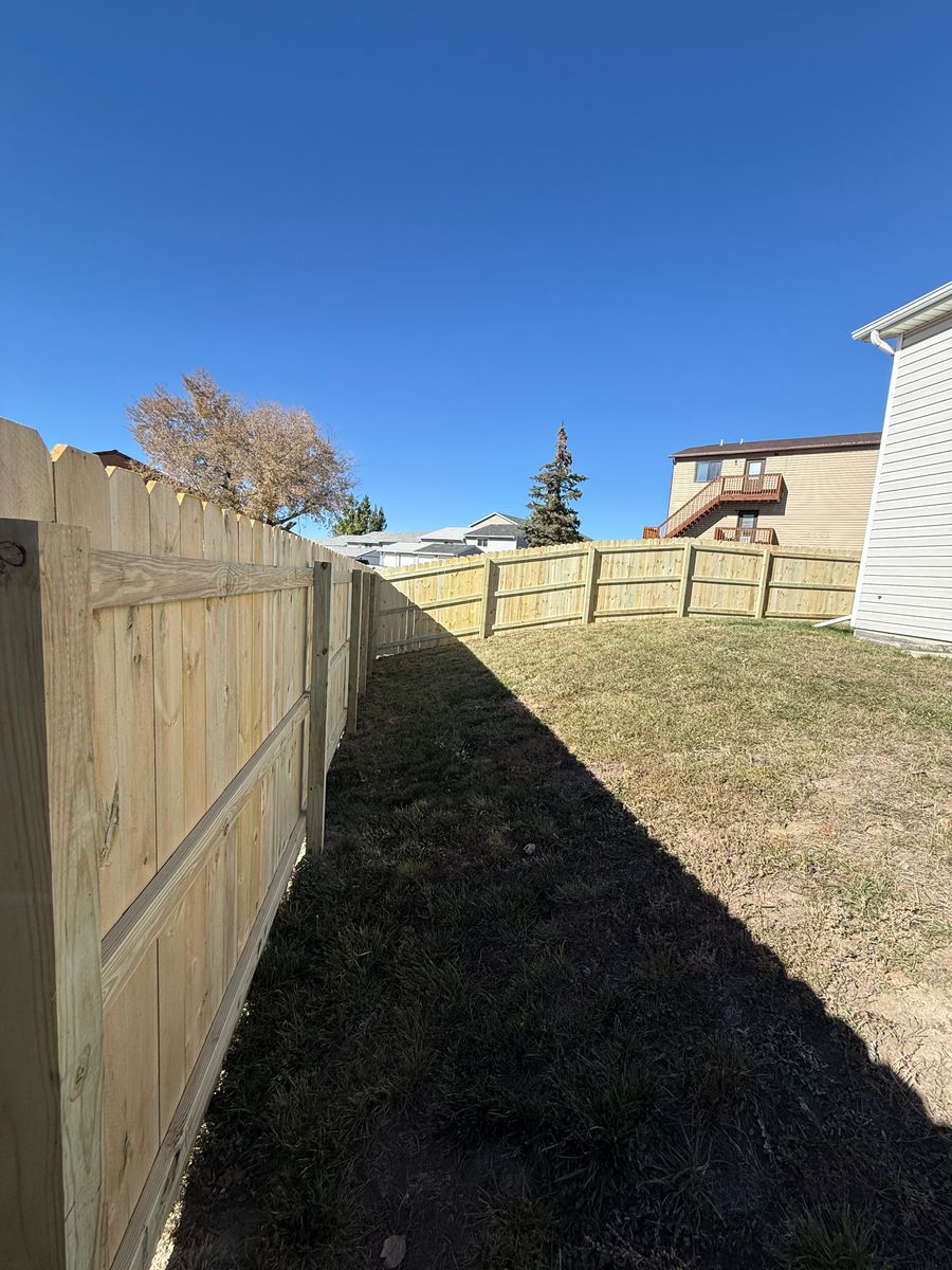 Fence Installation for DS Industries in Gillette, WY
