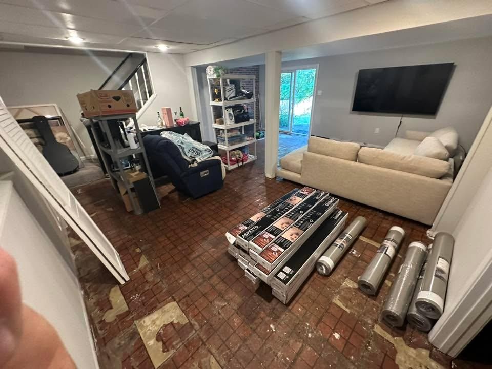 Basement Renovation for Chesapeake Solutions in Pasadena, MD